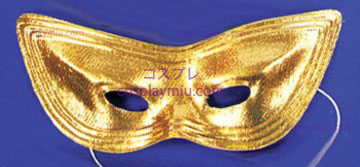 Harlequin Mask, Lame, Gold