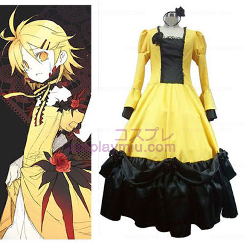 Vocaloid Rin Kagamine Yellow Halloween Cosplay Kostüme